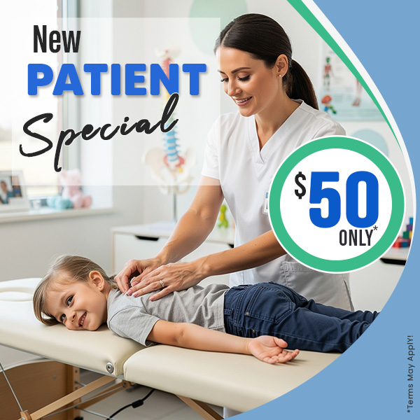 $50 New Patient Special for pediatric chiropractic in Campbell