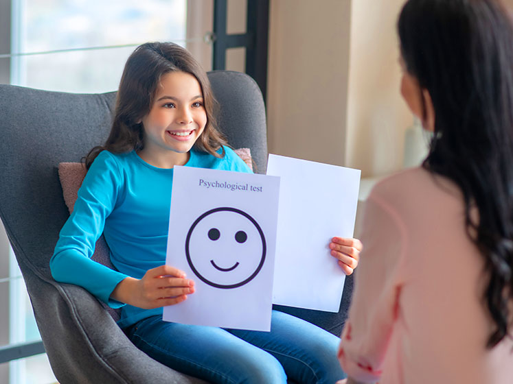 emotionally happy patient of pediatric chiropractic in Campbell