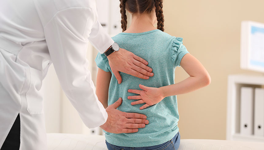 patient receiving pediatric chiropractic in Campbell
