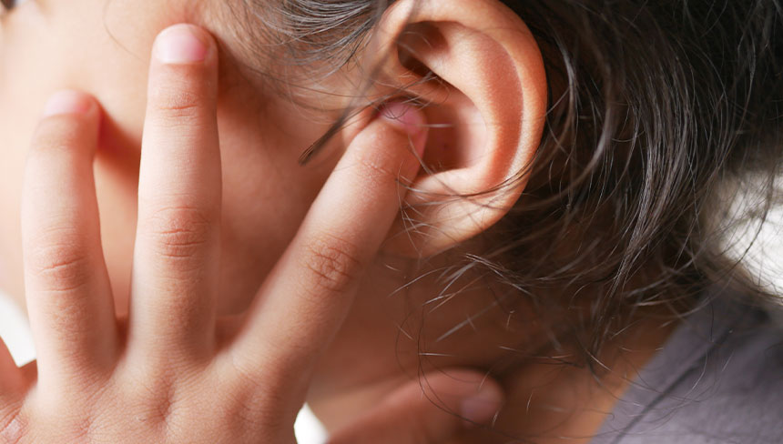 patient needing ear infection treatment in Campbell